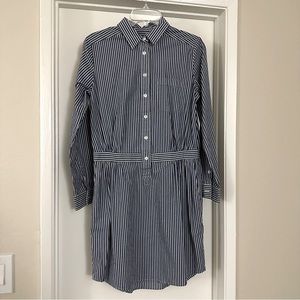 Banana Republic Striped Shirt Dress